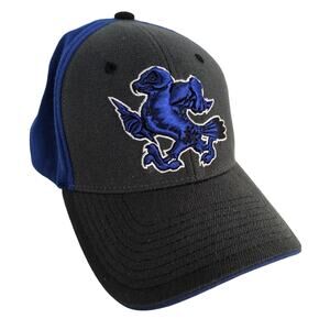 US Air Force Academy Falcon Mascot Baseball Ball Cap Zephyr Hat M/L Blue Gray AF